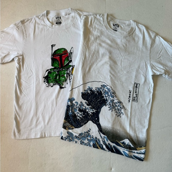 UNIQLO BOYS XS (Adult) Graphic Cotton Tee (Set of 2) - Picture 2 of 9